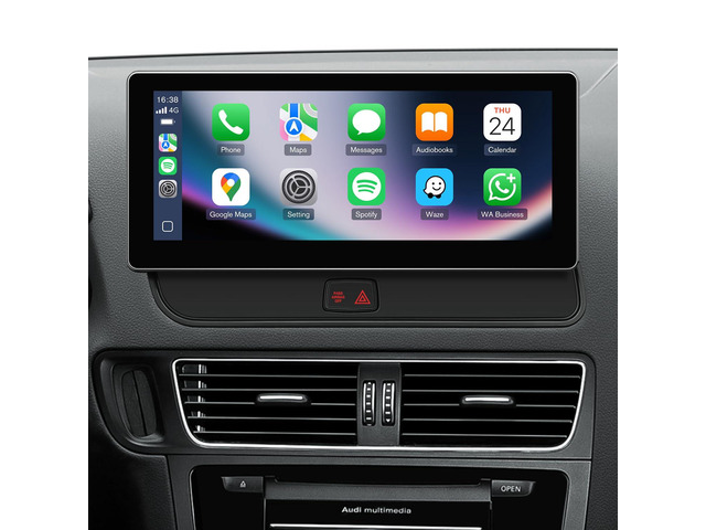 10.25in Stereo for Audi Q5 SQ5 2009-2017 MMI 3G Wireless CarPlay MMI 3G Only (Multimedia), 2-Sec Fast Boot Linux, Dual OS Retain MMI Knob,...