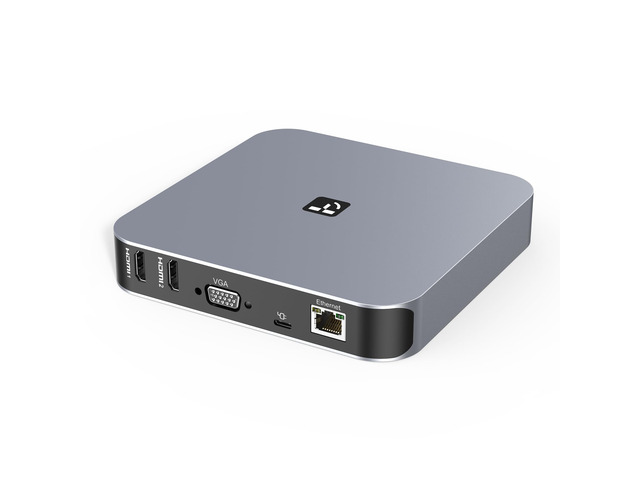 Docking Station 3 Monitors, Driver-Based, for MacBook M1-M5/Neo 13-in-1 USB C Dock with 2 4K HDMI, VGA, 4 USB, 65W Charger, for Mac mini, Dell,...
