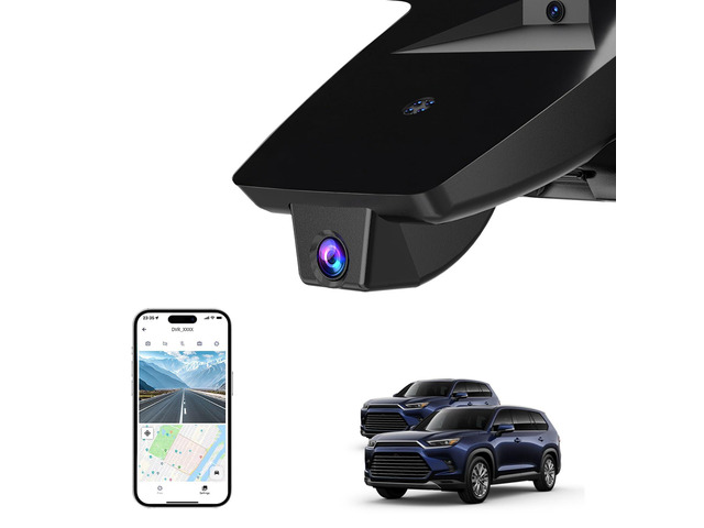 4K Dash Cam for 2024-2026 Toyota Grand Highlander,OEM Look UHD 2160P Video,Built-in WiFi & APP,Loop Recording,G-Sensor, f/1.6 Aperture,No...