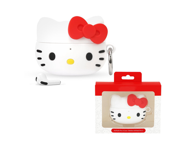Hello Kitty and Friends Cute Case [Compatible with AirPods Pro 3] - Kawaii Silicone Protective Cover [Carabiner Clip Included] [Wireless Charging] ...