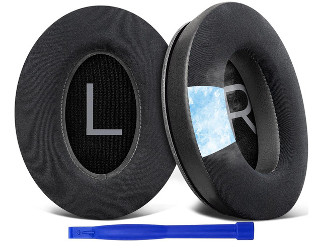 Cooling Earpads for Bose (QC45/QC SE/QC Wireless) - Black for (QuietComfort 45/Quiet Comfort SE/Quiet Comfort Wireless) Headphones