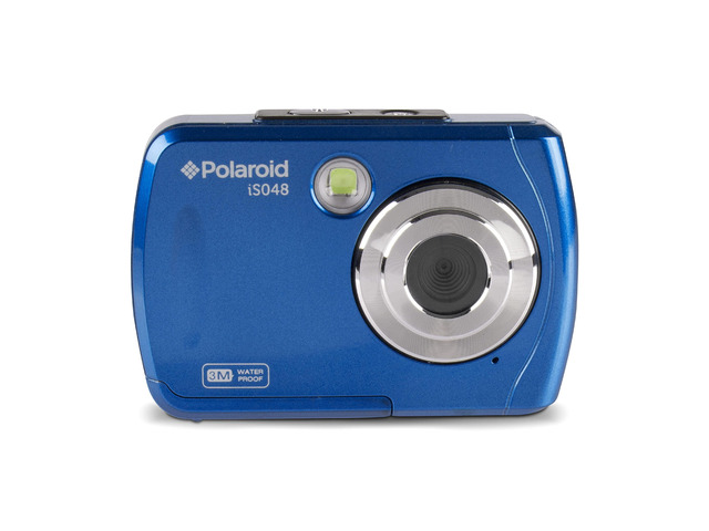 IS048 Digital Camera - Small Lightweight Waterproof Instant Sharing 16 MP Digital Portable Handheld Action Camera (Red)