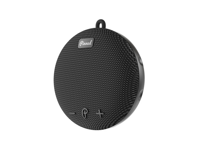 Pinned 2.0 Dart Magnetic Bluetooth Golf Cart Speaker - Black IPX7 waterproof, USB-C rechargeable, 10+ hour battery, Bluetooth 5.0 with carabiner,...