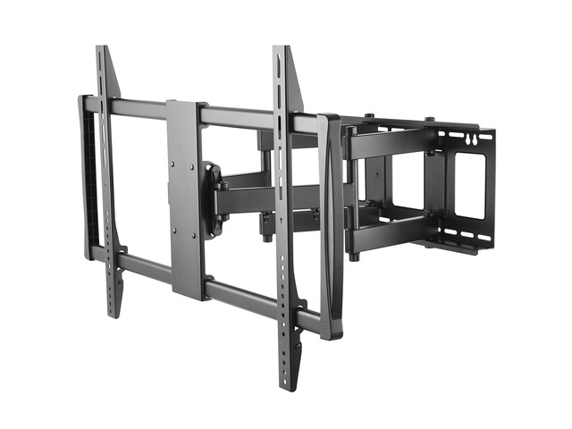Heavy Duty Full Motion TV Wall Mount for 60-100' TVs, 176lb Capacity, 15° Tilt, 45° Swivel, 24' Extension, Max VESA 900x600mm, Flat or Curved,...
