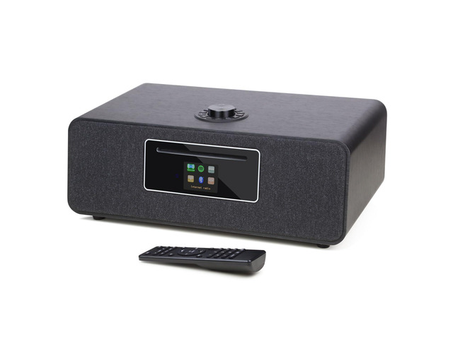 MS5 CD Player,Internet Radio, Spotify, Bluetooth, FM Stereo, Black 2.4in colour display, 40 presets, remote control, wooden cabinet, headphone...