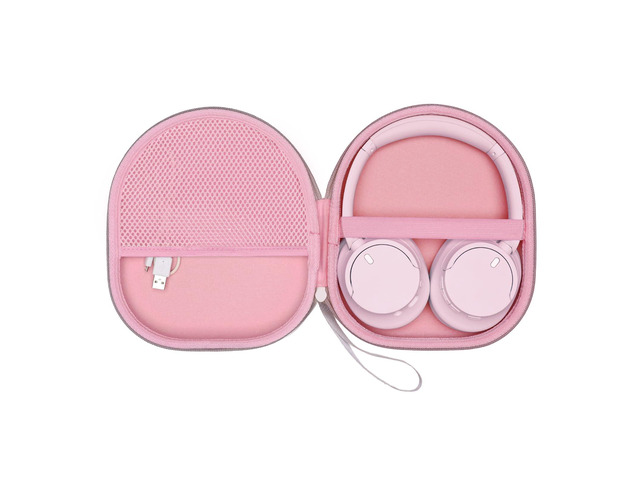Hard Case for Sony WH-CH720N /WH-CH520/ULT WEAR Headphones, Pink Compatible with Sony/JBL/Soundcore/BERIBES/TOZO/KVIDIO Headphone, Wireless...