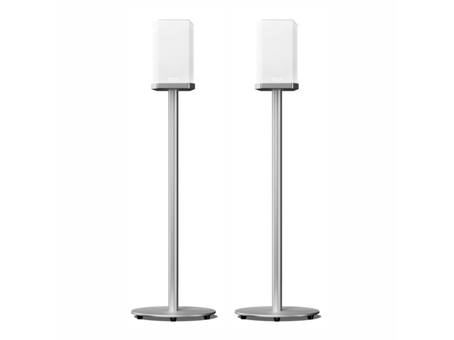 Floor Speaker Stand Pair,31Inch Height Speaker Stand for Home Theater, 8.8LB Capacity Sturdy Metal Audio Mount with Anti-Slip Base, Only Compatible...
