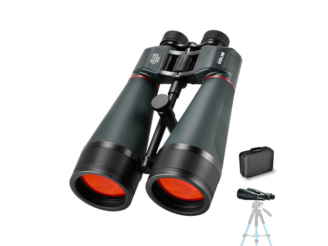 Astronomy Binoculars - 20x80 for Adults, Outdoor Waterproof Binoculars for Bird Watching, Travel and Stargazing with Tripod Adapter and Carrying Bag