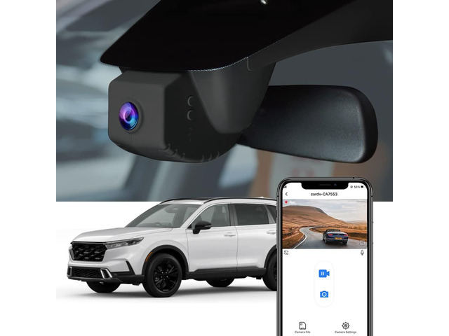 4K Dash Cam Suitable for Honda CR-V 2023-2026 (Black) LX EX EX-L Trail Sport Touring Hybrid, OEM Factory Look, UHD 2160P Video, WiFi & APP, Loop...