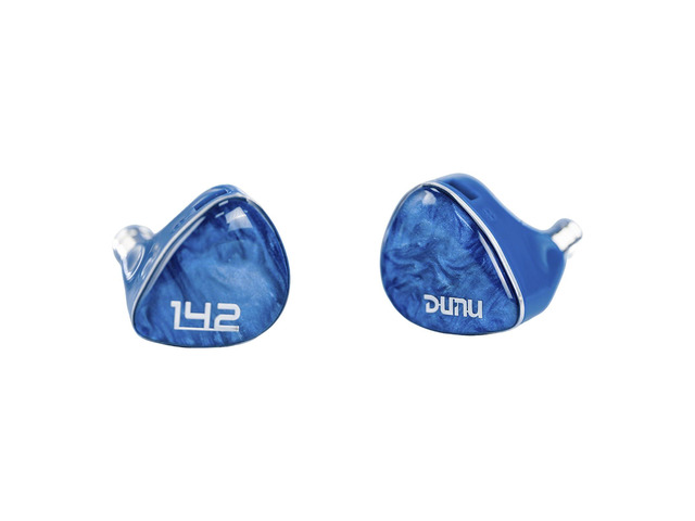 DUNU DN142 in Ear Monitor, 1DD 4BA 2Planar Hybrid IEM, HiFi in-Ear Earphones with Silver-Plated OCC Cable for Musician Audiophile