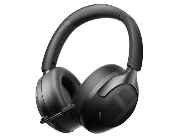 S40 ANC Headphones, Bluetooth 6.0, 90H Playtime, 5 Mics Over Ear 50dB Hybrid ANC, LDAC Hi-Res Audio, 5 HD Mics for Calls, Custom EQ App,...