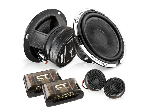 Meso 6.5 320 Watt 2-Way Premium Component Car Speaker Set