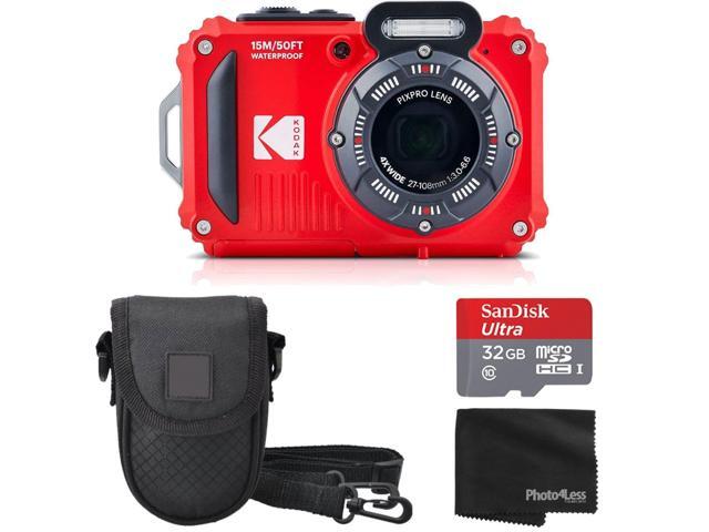 PIXPRO WPZ2 Rugged Waterproof Shockproof Digital Camera 16MP 4X Optical Zoom 1080P Full HD Video, 2.7 LCD (Red) Bundle with Camera Case, SanDisk... PIXPRO WPZ2 Rugged Waterproof Shockproof Digital Camera 16MP 4X Optical Zoom 1080P Full HD Video, 2.7 LCD (Red) Bundle with Camera Case, SanDisk...