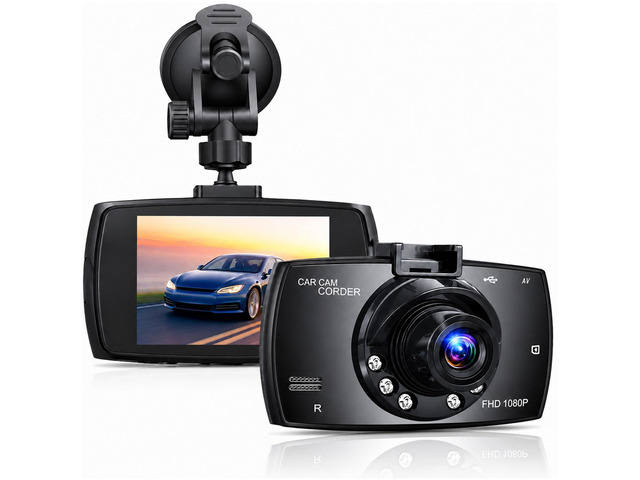 2.4-inch 1080p High-Definition Dash cam for Cars with Super Night Vision, 24-Hour Video Recording, 120° Large Wide-Angle, G-Sensor Parking...