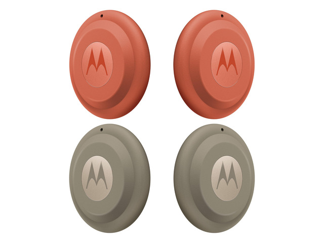 Moto Tag 2 (Works with Android Find My Device and Find Hub) Bluetooth 6.0 and UWB (4, (4 Pack (2 Green 2 Orange)))