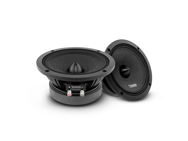 PRO-ZXI6.4BM 6.5' Pro Audio Midrange Loudspeaker with Bullet - 600W Max 300W RMS 4 Ohms - Premium Quality Audio Door Speakers for Car or Truck...