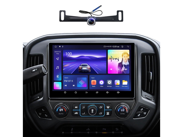 11.5' 4G+64G Android Car Radio for GMC Sierra Chevrolet Silverado 2014-2018 Upgrade Touch Screen Stereo Replacement Wireless Carplay Android Auto...