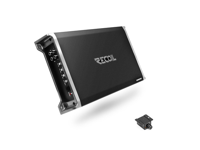RED1200-1 2500W Class D Car Audio Mono Block Subwoofer Amplifier Strappable 1 Ohm Stable Remote Bass Knob Included