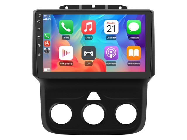 Car Stereo for Dodge RAM 1500 2500 3500 2013-2018 Manual AC CarPlay Radio Dodge Ram 1500 2500 3500 2013 2014 2015 2016 2017 2018 Radio...