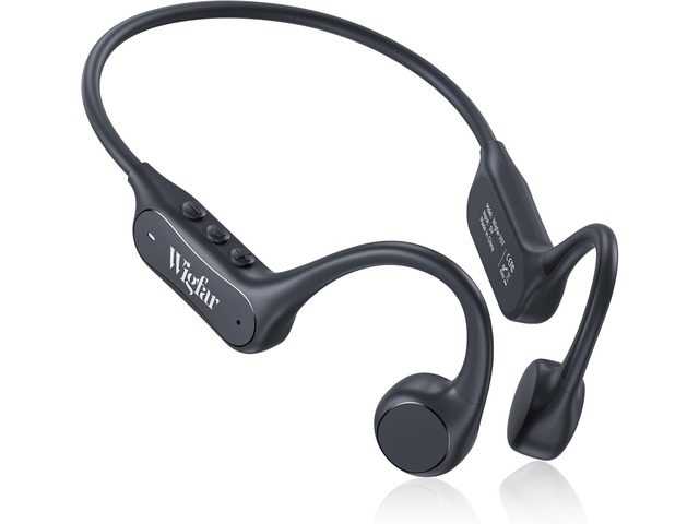 Bone Conduction Headphones, Open Ear Headphones, Bluetooth 6.0 Lightweight Sports Headphones for Running & Workouts, Clear Sound, 10H Playtime...