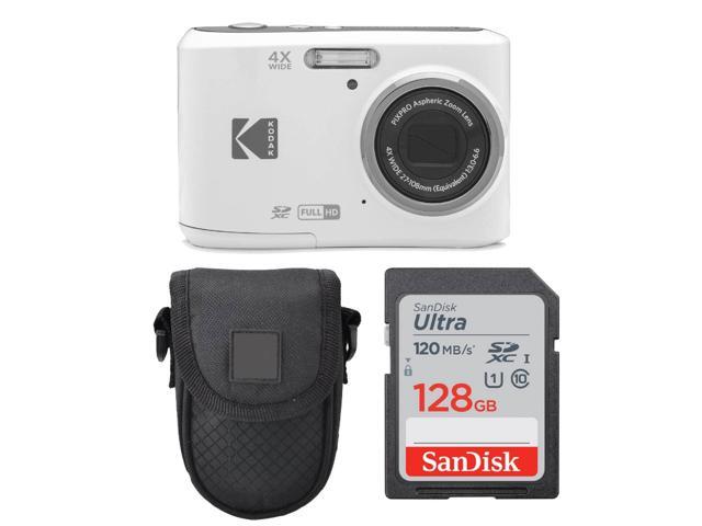 Kodak PIXPRO FZ45 Digital Camera + Point & Shoot Camera Case + Sandisk 128GB SDXC Memory Card Kodak PIXPRO FZ45 Digital Camera + Point & Shoot Camera Case + Sandisk 128GB SDXC Memory Card