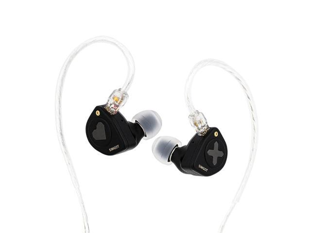 SIMGOT EW300 in Ear Monitor, 1DD+1Planar+1PZT Hybrid Driver IEM Earphones, HiFi Wired Earbuds with Detachable Nozzles, Gaming Earbuds with OFC IEM...
