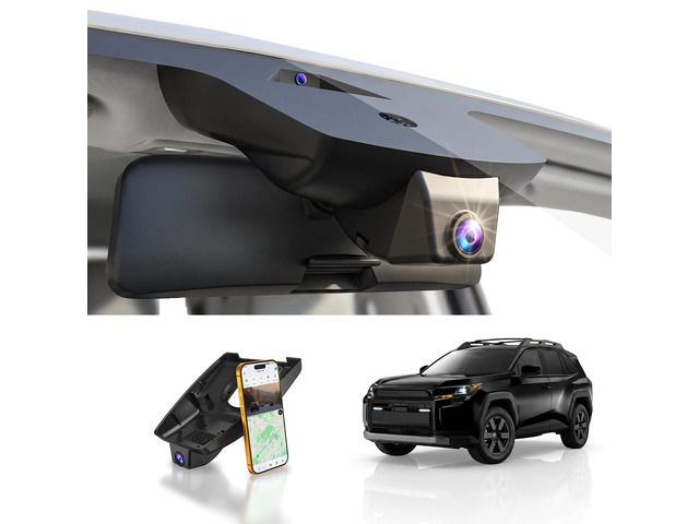 Front 4K Dash Cam fit for 2022-2025 Toyota RAV4 LE Limited SE Adventure XLE XSE (Model B)(with Vent Hole),integrated Camera,OEM Factory...