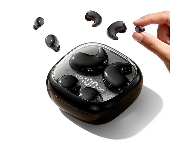 Flat Sleep Mini Invisible Earbuds Wireless Bluetooth, Side Sleepers Flat Sleeping Small Tiny Micro Ear Buds Small Ears Low Profile Smallest...