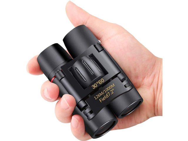Small Compact Binoculars for Adults Kids, 30x60 Mini Binocular for Traveling Sightseeing Birds Watching, Night Vision Binoculars for Concert...