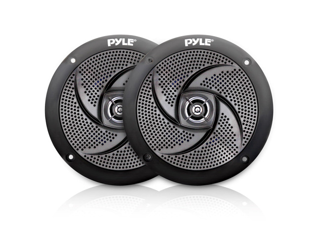 Low-Profile Waterproof Marine Speakers - 240W 6.5 Inch 2 Way 1 Pair Slim Style Waterproof and Weather Resistant Outdoor Audio Stereo Sound System,...
