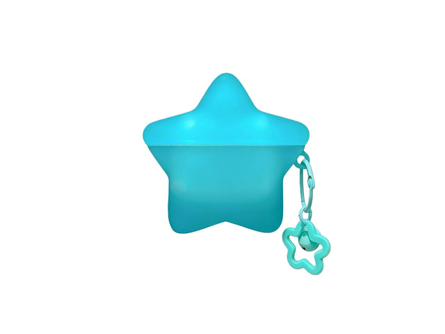 for AirPods 4th Generation Case, Case Compatible with AirPods 4 2024, Kawaii Cute Star Shape Luminous Earbuds Cover, Gifts with Keychain for Women...