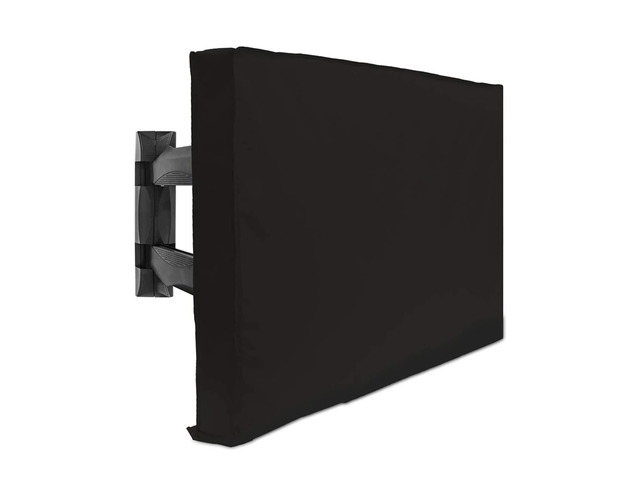 Outdoor TV Cover 55' - 58' - with Bottom Cover - 600D Water-Resistant and Dust-Resistant Material- Fits Your TV Better