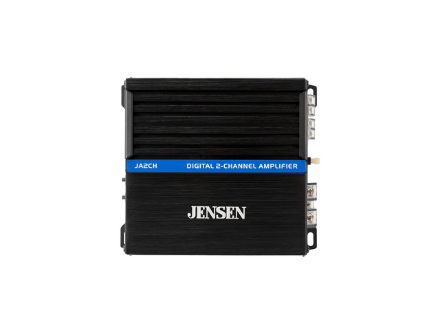 JA2CH 2-Channel Class-D Car Amplifier 600W Peak CTA-2006-D Certified For motorcycle, ATV, golf cart & truck audio, bridgeable design, compact...