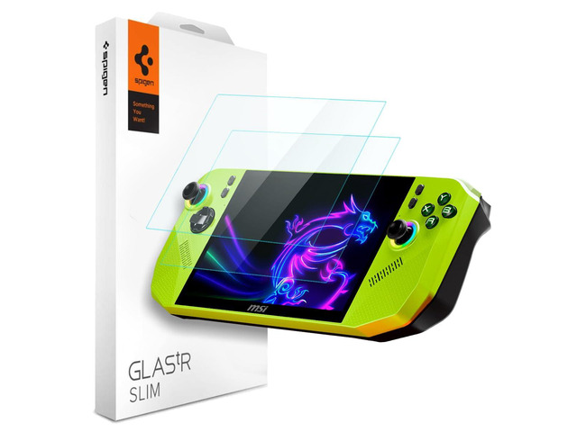 GlasTR SLIM Screen Protector for MSI Claw 8 AI+/A8 BZ2EM [2 Pack] 9H+ Tempered Glass, Scratch Resistant, 100% Optical Clarity, Original touch,...