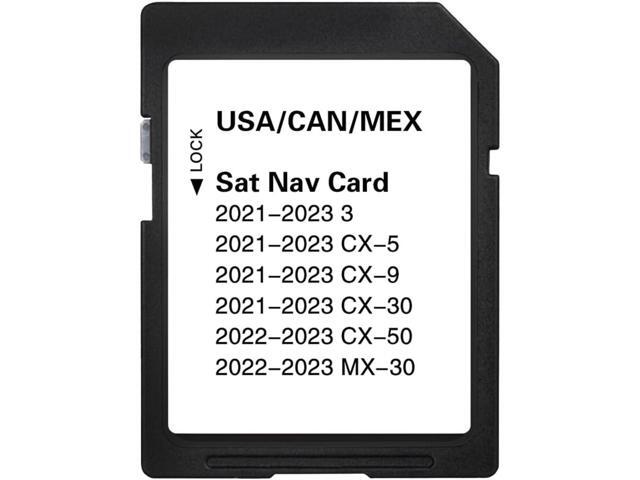 Premium Latest Navigation SD Card, Seamless Map Update for CX-5(2021-23), CX-30(2021-23), 3 Hatch/Sedan(2021-23), CX-9(2021-23), CX-50(2022-23),...