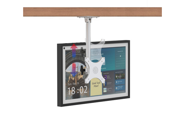 Under Cabinet Mount for Show 15, Height Adjustable Aluminum, Height Adjustable, Swivel Left to Right, Up and Down Tilt, 360° Rotation, Also Fits...