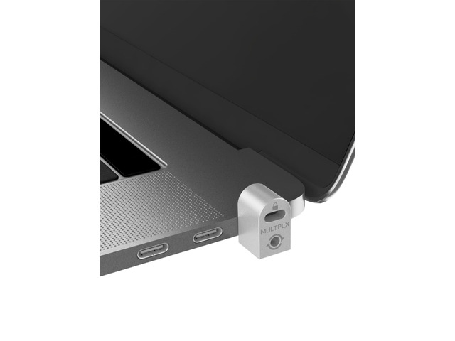 Laptop Lock Adapter for Security Lock Adds Security Slot To Any Laptop inc MacBook Use With Standard T-Shaped Bar Cable Locks No Adhesive Needed
