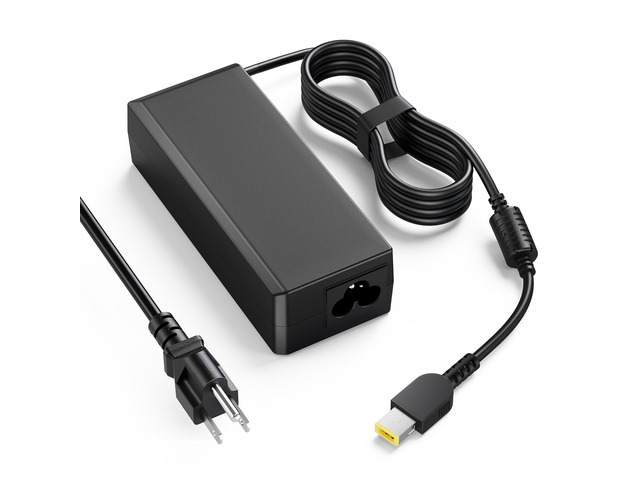 65W Laptop Charger Compatibility with Lenovo ThinkPad T440 T450 T460 T470 X240 X250 X260 X270 E550 E560 L440 L450 E440 E450 Yoga 260 Yellow Square...