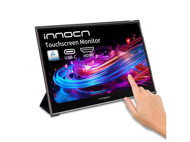 15.6 inch Portable Monitor Touchscreen for Laptop FHD 1080P USB C HDMI External Display Travel Second Monitor for MacBook Windows Tablets Android...