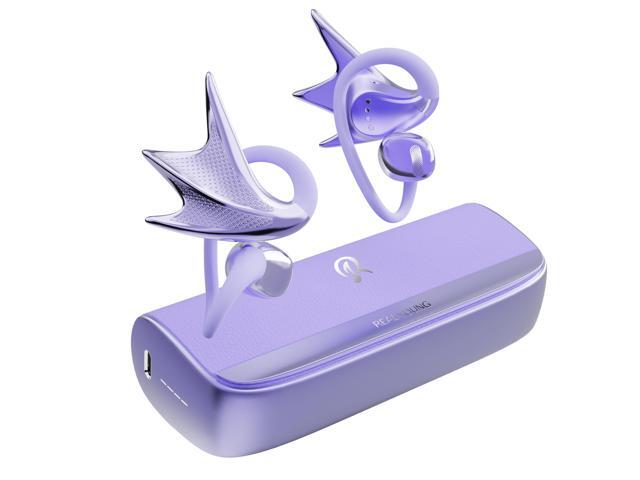 H700 Elegant Jewelry-Inspired Open-Ear Earbuds for Women Dragon Wing Design, Lightweight Wireless Earphones with G-Shaped Ear Hook, Deep Bass...
