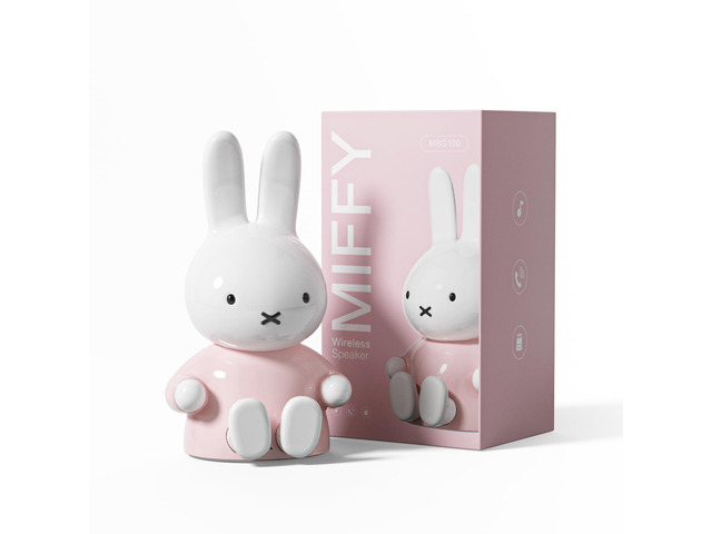 Miffy Portable Bluetooth Speakers, Cute Portable Wireless Speakers with Loud Stereo Sound, Built-in Mic, TF-Card Slot, Dual Pairing,40H Playtime...