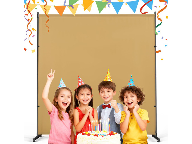 Photography Backgroud/Backdrop Width Adjustable Thick & Opaque Fabric for Studio, Party, or Video Backdrop Perfect for Single Panel Room...