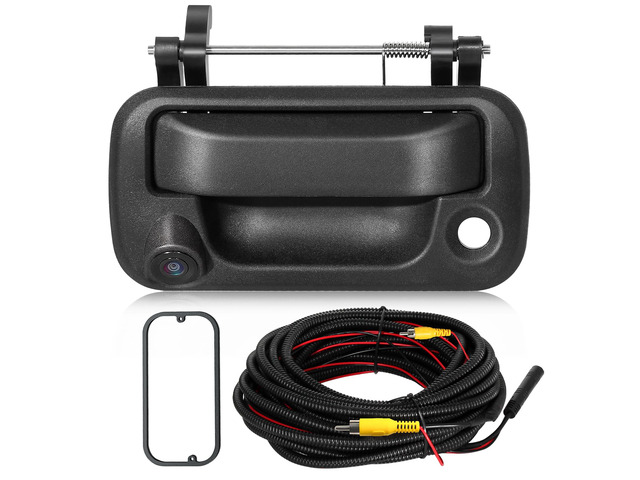 Tailgate Handle Rear Backup Camera for 2004-2016 Ford F150 F250 F350 F450 F550 Super Duty Explorer Lobo, Lincoln Mark LT Tailgate Latch Door Handle...
