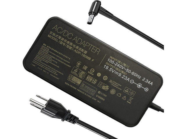 180W 19.5V 9.23A ADP-180MB F Laptop Charger Fit for ASUS ROG G75VW G75VX GL502VT FX502VM FX702VM G751JM G750JW G750JM G750JS G752VL Power...