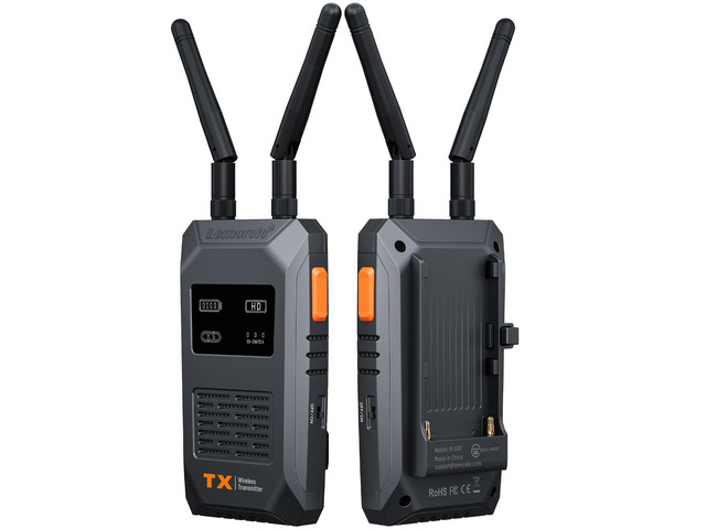 R1100 Wireless HDMI Transmitter Receiver Kit 656FT 5G WiFi 1TX 1RX Dual Power: NP-F & USB-C, 1080P@60Hz, 50ms, HDMI Loopout, TUTUPlay Preview,...