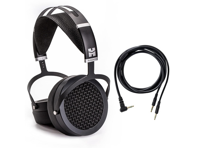 SUNDARA Hi-Fi Headphone with 3.5mm Connectors, Planar Magnetic, Comfortable Fit with Updated Earpads-Black, 2020 Version