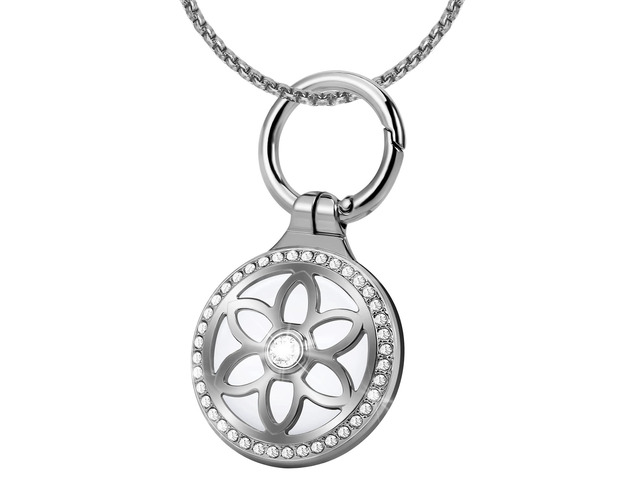 for Airtag (1st & 2nd Gen) Necklace,Metal Badge Air Tag Necklace for kids,Adults,Women, 29in Adjustable Alloy Chain with Airtag Holder for Apple...
