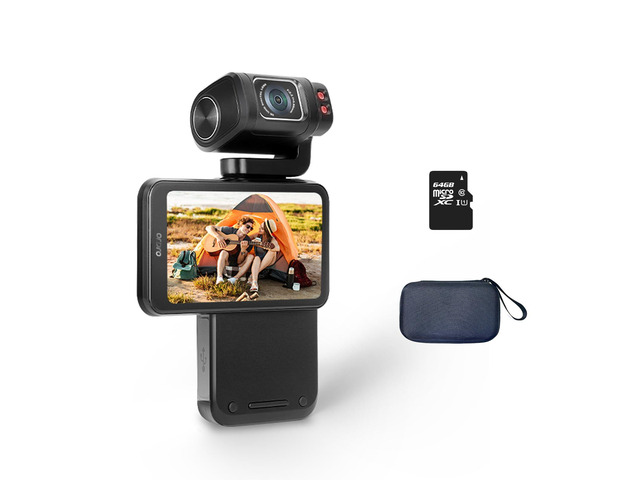 M3 5K Video Camera Camcorder, Handheld Camera for YouTube WiFi & IR Night Vision 4K 60FPS 3.5' Flippable Touch Screen 3250mAh Capacity...