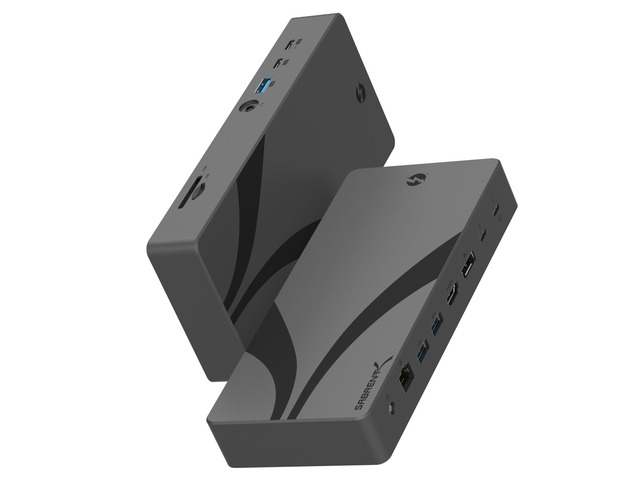 Thunderbolt 4 Docking Station, 8K/4K, HDMI 2.1, GbE (DS-T4MF) TB4 ports; USB4 & TB3 compatible; DP 1.4; USB-C/A; Gigabit Ethernet; SD/TF; Win/Mac