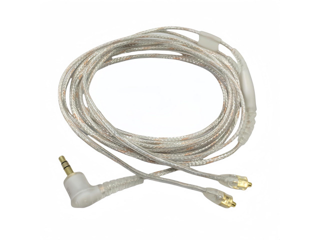 Replacement EAC64CL 64 -Inch Detachable Earphone Cable for Shure SE215, SE315, SE425 SE535 and SE846 Earphones (Clear)